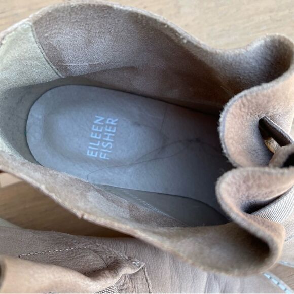 Eileen Fisher Soul Tumbled Suede‎ Ankle Boots Bootie size 6.5 - Picture 11 of 11